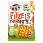 بريتزل بروتين بنكهة الليمون الحار من ليني ولاري