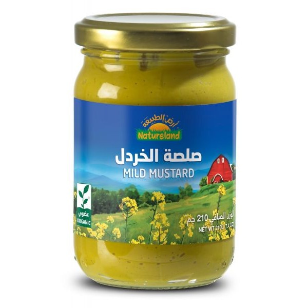 صلصة خردل عضوي أرض الطبيعة صلصة خردل عضوي أرض الطبيعة