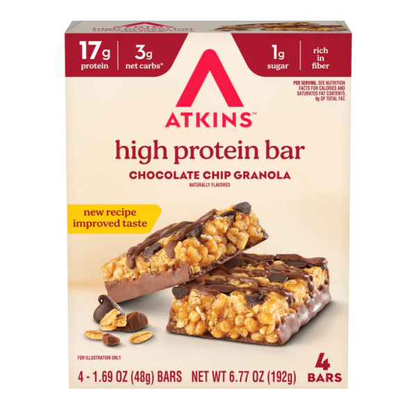 جرانولا بروتين بار بنكهة الشوكولاتة من اتكنز جرانولا بروتين بار بنكهة الشوكولاتة من اتكنز