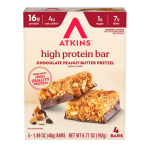 بروتين بار بشوكولاتة زبدة الفول السوداني برتزل من اتكنز