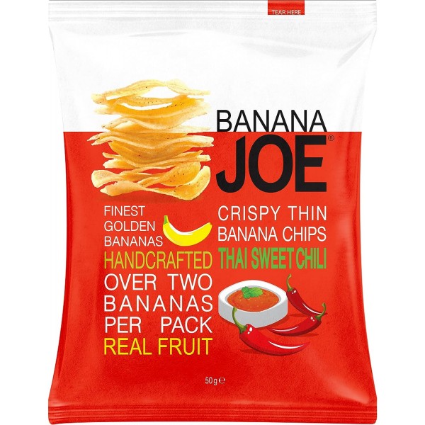 رقائق شيبس الموز بنكهة الفلفل الحلو - بنانا جوي