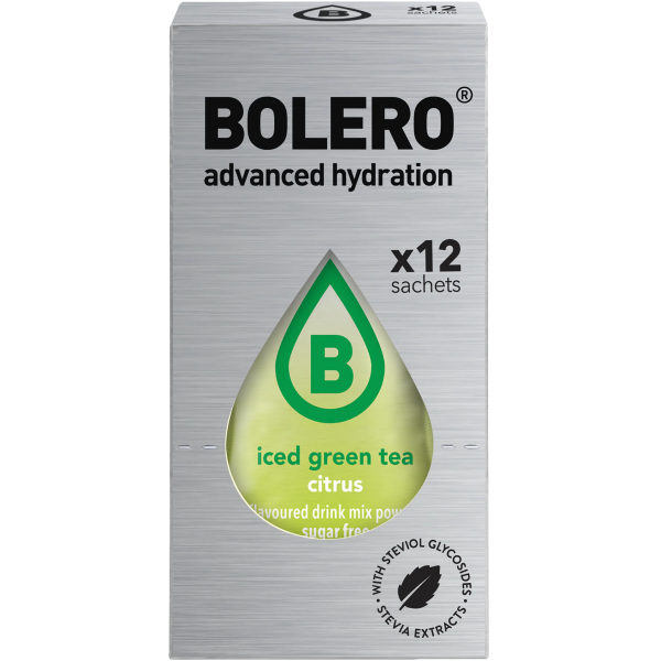 منكهات الماء بوليرو - شاي أخضر مثلج بنكهة الحمضيات منكهات الماء بوليرو - شاي أخضر مثلج بنكهة الحمضيات