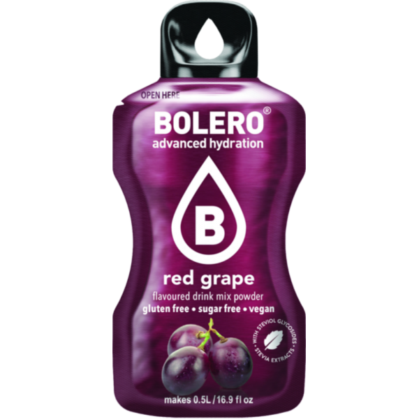 منكهات الماء بوليرو - نكهة العنب الأحمر