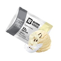 مسحوق واي بروتين بنكهة ايس كريم فانيليا من بورن وينر مسحوق واي بروتين بنكهة ايس كريم فانيليا من بورن وينر