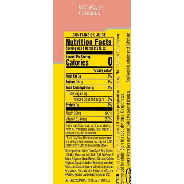 مشروب طاقة غير غازي C4 نكهة فروت بنش من سيلوكور