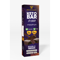 كيتو بار دبل شوكلت من هيلثي اند تيستي كيتو بار دبل شوكلت من هيلثي اند تيستي