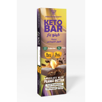 كيتو بار شوكلاته بزبدة الفول السوداني من هيلثي اند تيستي كيتو بار شوكلاته بزبدة الفول السوداني من هيلثي اند تيستي