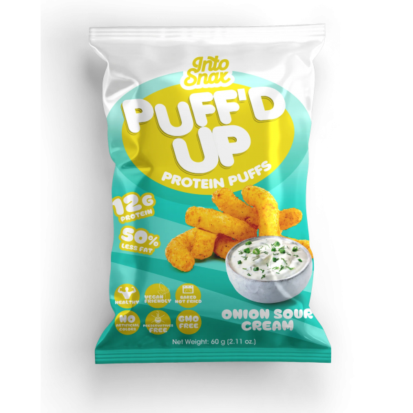 بفك بروتين انتو سناكس نكهة الكريمة الحامضة بفك بروتين انتو سناكس نكهة الكريمة الحامضة