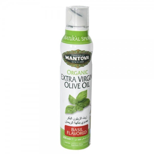 زيت الزيتون العضوي بخاخ الريحان مانتوفا