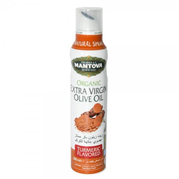 زيت الزيتون العضوي بخاخ الكركم مانتوفا