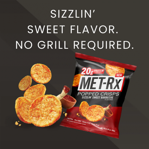 شيبس عالي البروتين نكهة الباربكيو الحلو من ميت ريكس شيبس عالي البروتين نكهة الباربكيو الحلو من ميت ريكس