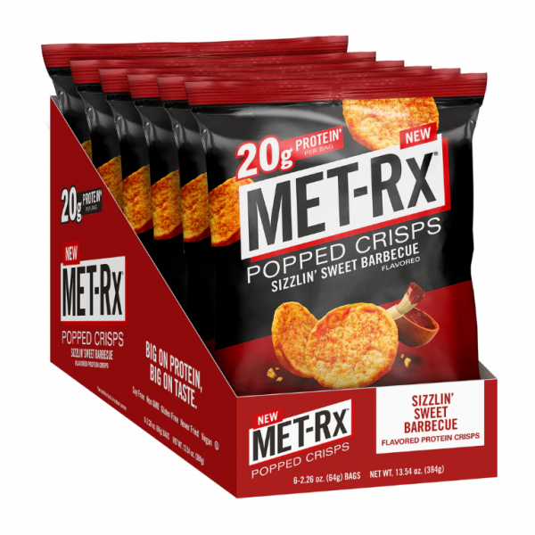 شيبس عالي البروتين نكهة الباربكيو الحلو من ميت ريكس شيبس عالي البروتين نكهة الباربكيو الحلو من ميت ريكس