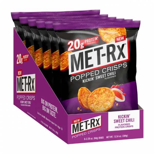 شيبس عالي البروتين نكهة الفلفل الحلو الحار من ميت ريكس شيبس عالي البروتين نكهة الفلفل الحلو الحار من ميت ريكس