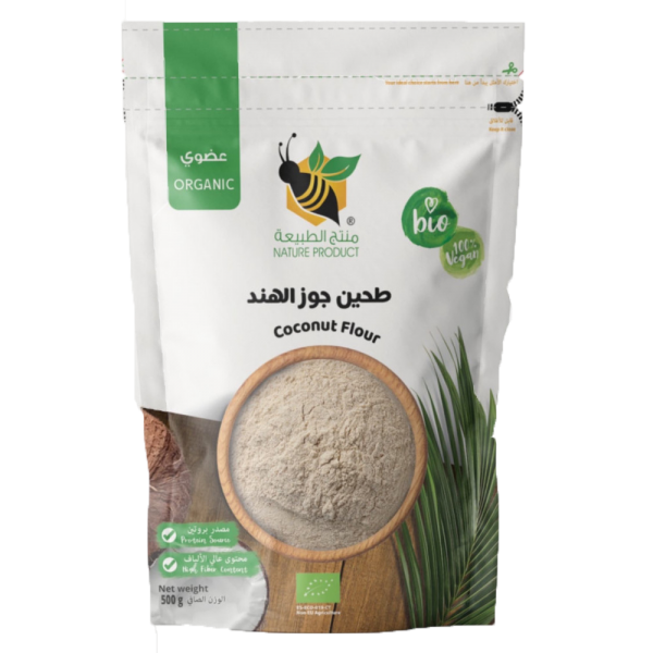 دقيق جوز الهند العضوي منتج الطبيعة