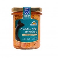 شرائح سلمون حر من أرض الطبيعة شرائح سلمون حر من أرض الطبيعة