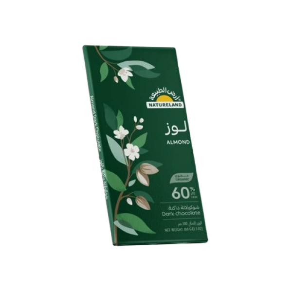 شوكولاته داكنة باللوز – أرض الطبيعة