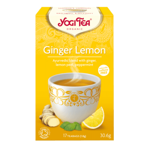 شاي الليمون بالزنجبيل من يوقا شاي الليمون بالزنجبيل من يوقا