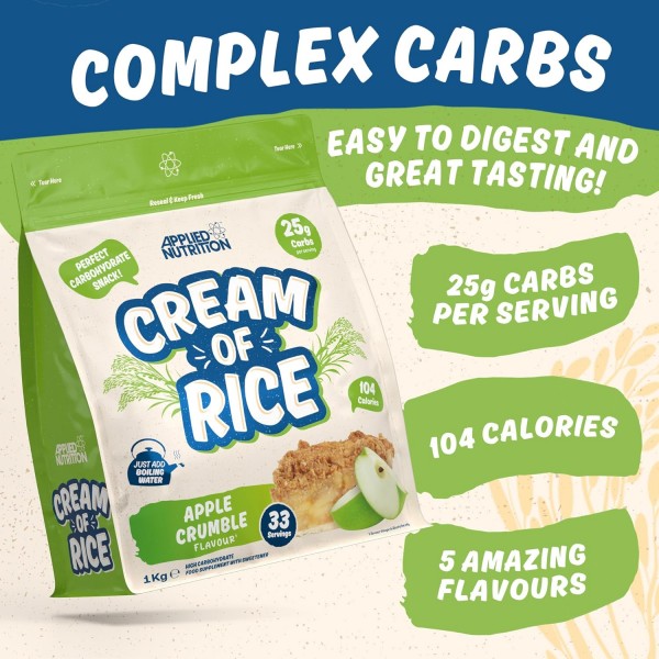 كريم اوف رايس شرائح التفاح 1 كيلو من ابلايد نيوترشن كريم اوف رايس شرائح التفاح 1 كيلو من ابلايد نيوترشن