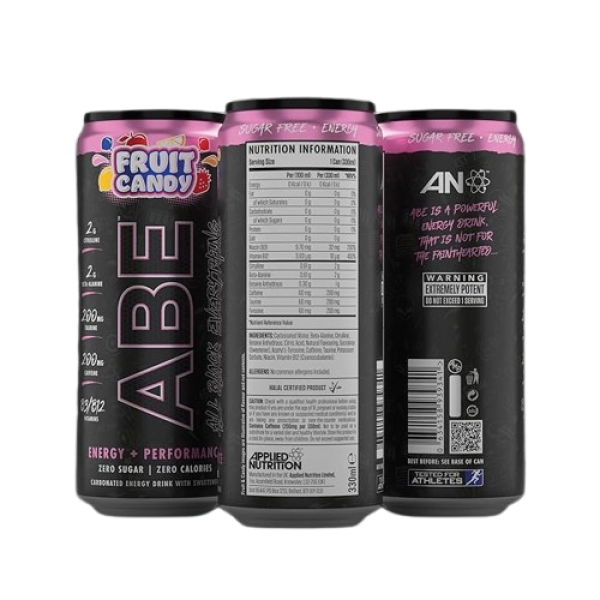 مشروب الطاقة وتحسين الأداء ABE بنكهة حلوى الفواكه من أبلايد نيوتريشن