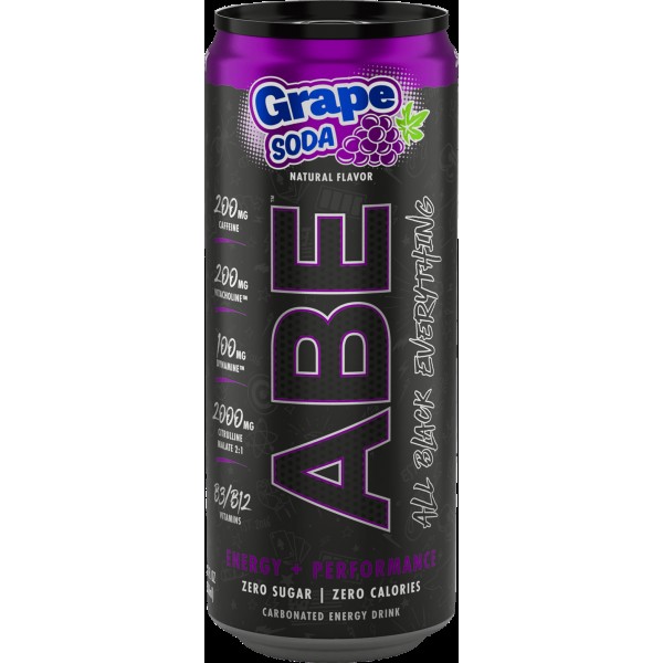 مشروب الطاقة وتحسين الأداء ABE بنكهة صودا العنب من أبلايد نيوتريشن مشروب الطاقة وتحسين الأداء ABE بنكهة صودا العنب من أبلايد نيوتريشن