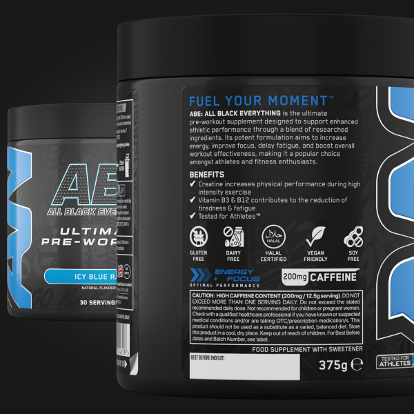 بري ورك اوت بنكهة التوت الأزرق ABE من أبلايد نيوتريشن بري ورك اوت بنكهة التوت الأزرق ABE من أبلايد نيوتريشن