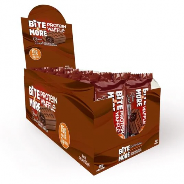 وافل بروتين كريمة الشوكولاته بايت اند مور وافل بروتين كريمة الشوكولاته بايت اند مور