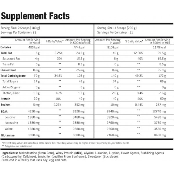ماس جاينر بنكهة الفانيليا من بودي بيلدر ماس جاينر بنكهة الفانيليا من بودي بيلدر
