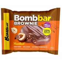 براوني بروتين بنكهة البندق من بومبار براوني بروتين بنكهة البندق من بومبار