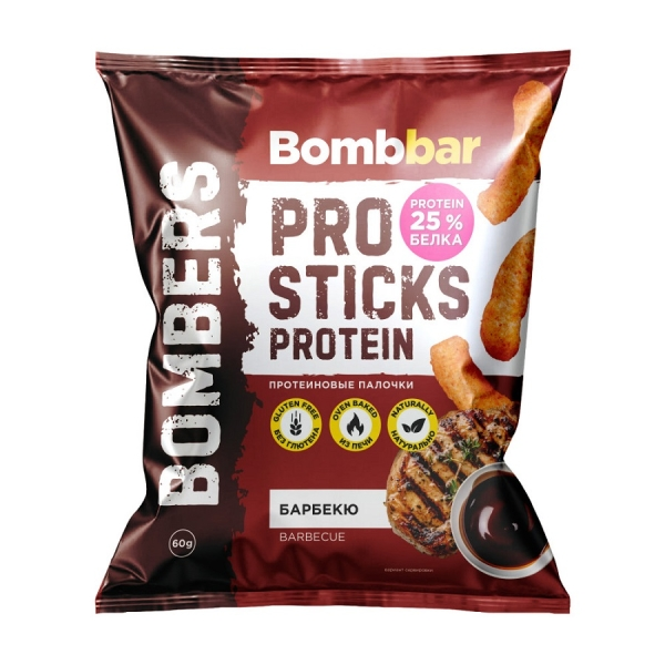 بروتين ستيكس نكهة الباربكيو من بومبار بروتين ستيكس نكهة الباربكيو من بومبار