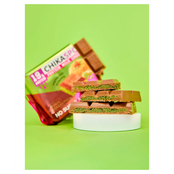 شوكولاته دبي بالكنافة والبيستاشوا شيك لاب