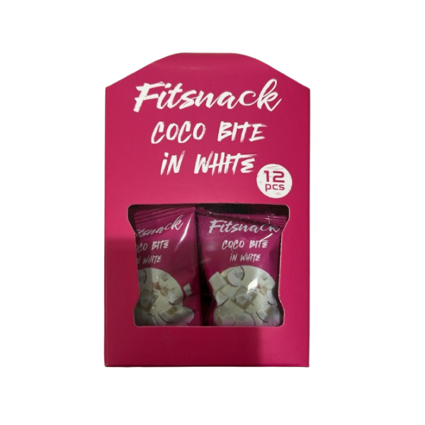 فيت سناك كوكو بايت بالشكولاتة البيضاء واللوز (علبة 12 حبة) فيت سناك كوكو بايت بالشكولاتة البيضاء واللوز (علبة 12 حبة)
