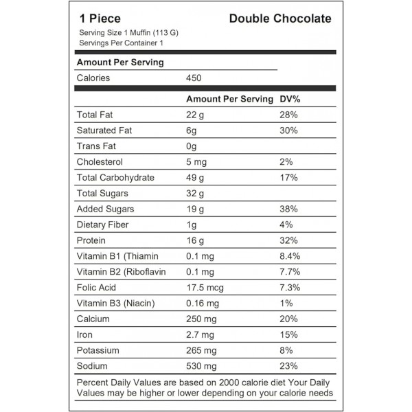مافن كومبليت بنكهة الدبل شوكلت من لابيرفا مافن كومبليت بنكهة الدبل شوكلت من لابيرفا