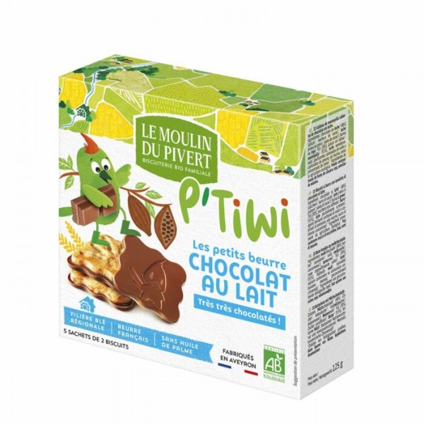 بسكويت زبدة الشوكولاتة بالحليب من لو مولان دو بيفير