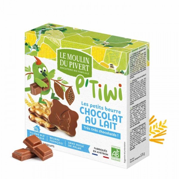 بسكويت زبدة الشوكولاتة بالحليب من لو مولان دو بيفير