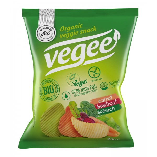 شيبس بنكهة الخضار العضوية من ماكلويدس