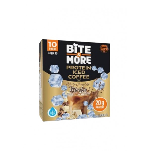 قهوة مثلجة بالبروتين بنكهة وايت شوكلت موكا من بايت اند مور قهوة مثلجة بالبروتين بنكهة وايت شوكلت موكا من بايت اند مور