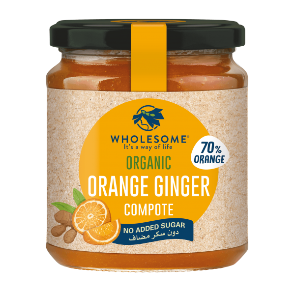 مربى البرتقال والزنجبيل العضوي بدون سكر - هولسم