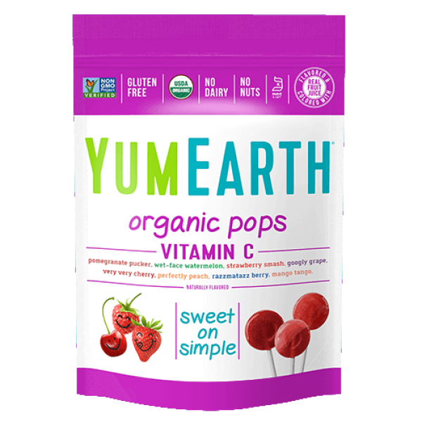 حلوى عضوية بنكهات الفواكه غنية بفيتامين سي من يم ارث