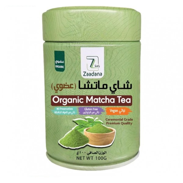 شاي ماتشا عضوي من زادنا